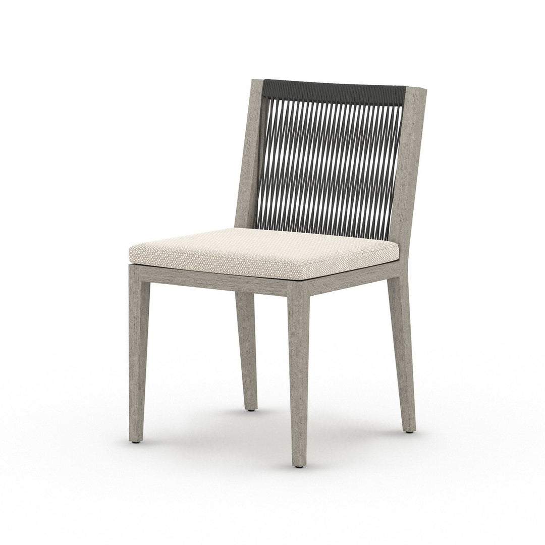 Sheffield Outdoor Dining Chair, Weathered Grey - Faye Sand