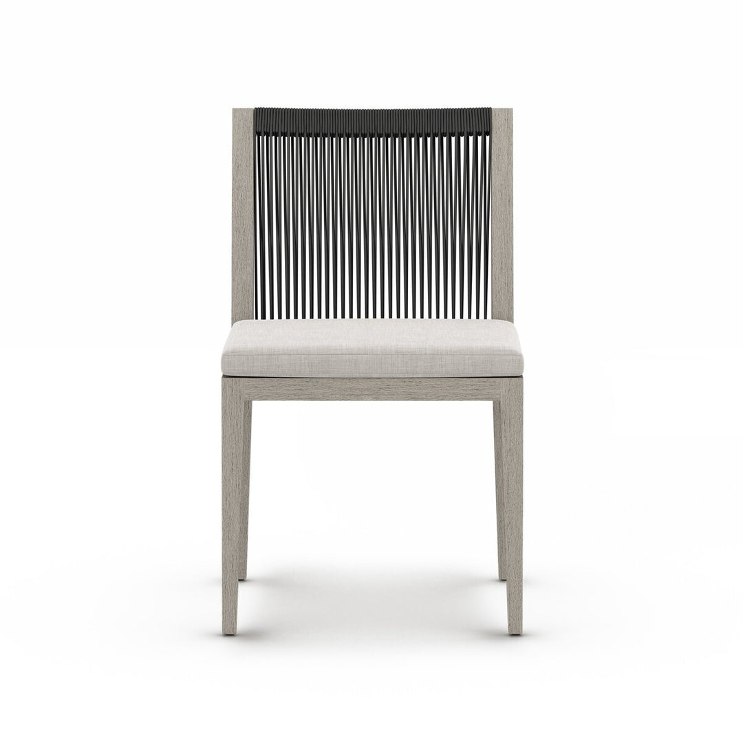 Pinewood Outdoor Dining Chair, Weathered Grey - Stone Grey