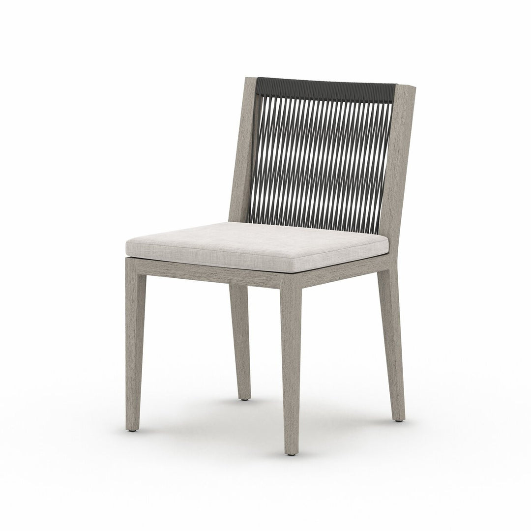 Pinewood Outdoor Dining Chair, Weathered Grey - Stone Grey