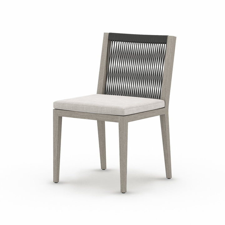 Pinewood Outdoor Dining Chair, Weathered Grey - Stone Grey