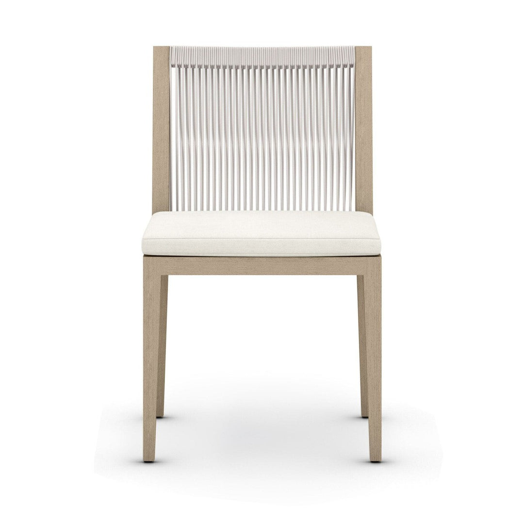 Sheffield Outdoor Dining Chair, Washed Brown - Venao Ivory