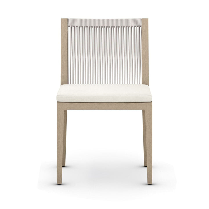 Sheffield Outdoor Dining Chair, Washed Brown - Venao Ivory