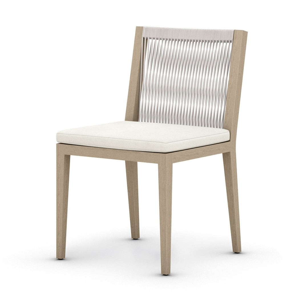 Sheffield Outdoor Dining Chair, Washed Brown - Venao Ivory