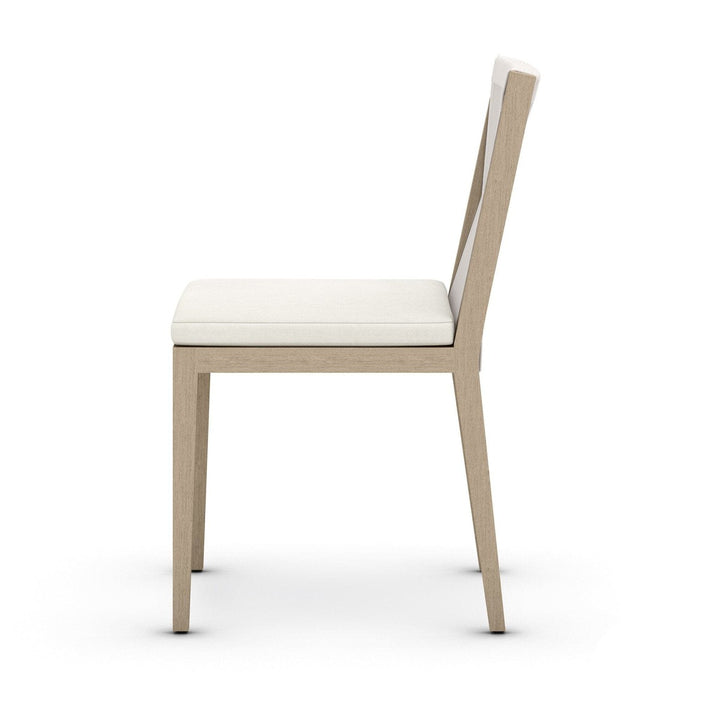 Sheffield Outdoor Dining Chair, Washed Brown - Venao Ivory