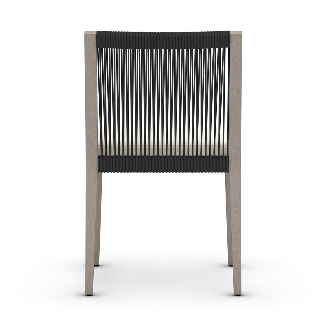 Sheffield Outdoor Dining Chair, Weathered Grey - Venao Ivory