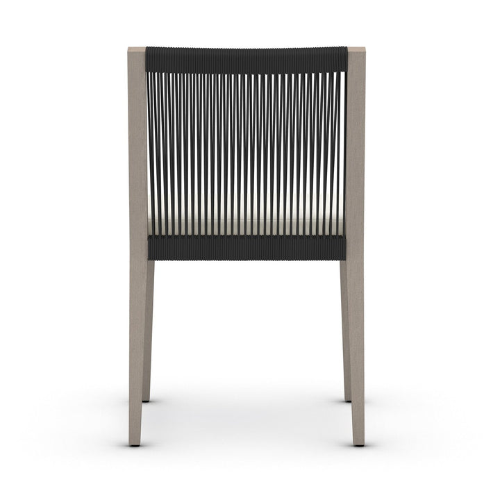 Sheffield Outdoor Dining Chair, Weathered Grey - Venao Ivory