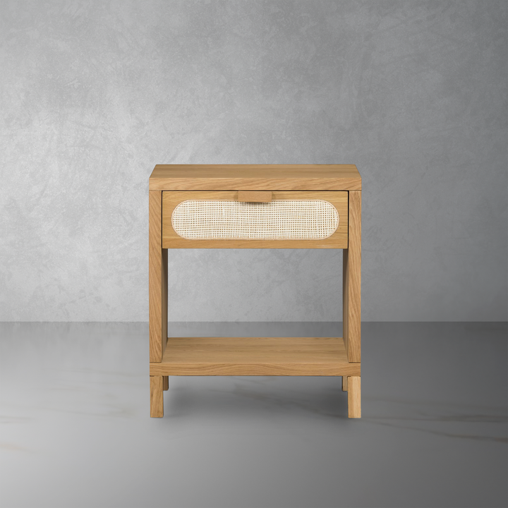 Allegra Nightstand - Natural Cane-Four Hands-STOCKR-FH-223189-001-Nightstands-1-France and Son