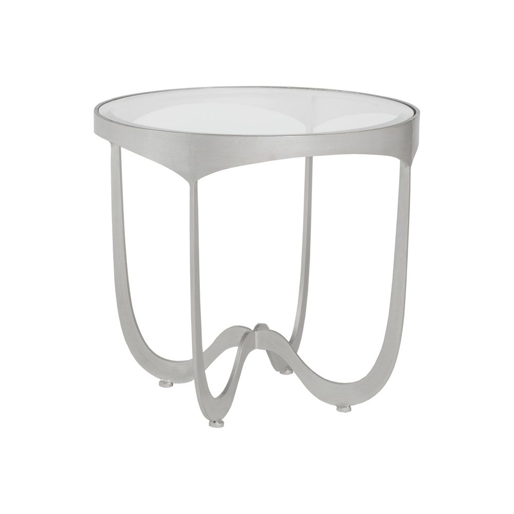 Side Tables Sophie Round End Table - Argento