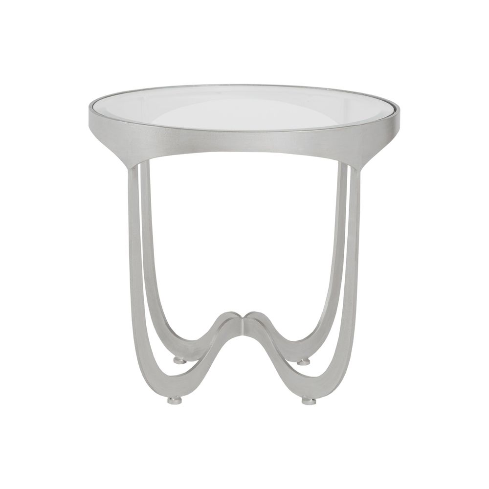 Side Tables Sophie Round End Table - Argento