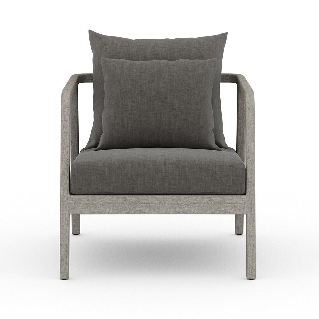 Nova Outdoor Chair - Weathered Grey - Venao Charcoal