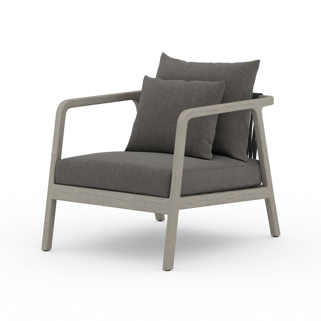 Nova Outdoor Chair - Weathered Grey - Venao Charcoal