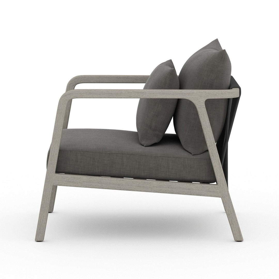 Nova Outdoor Chair - Weathered Grey - Venao Charcoal