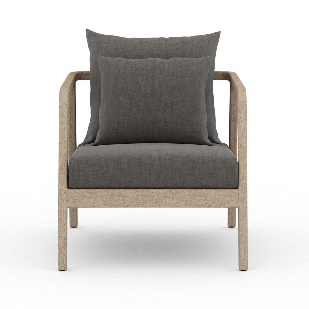 Nova Outdoor Chair - Washed Brown - Venao Charcoal