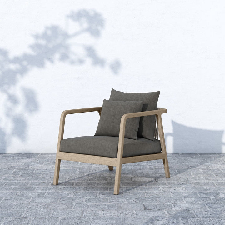 Nova Outdoor Chair - Washed Brown - Venao Charcoal