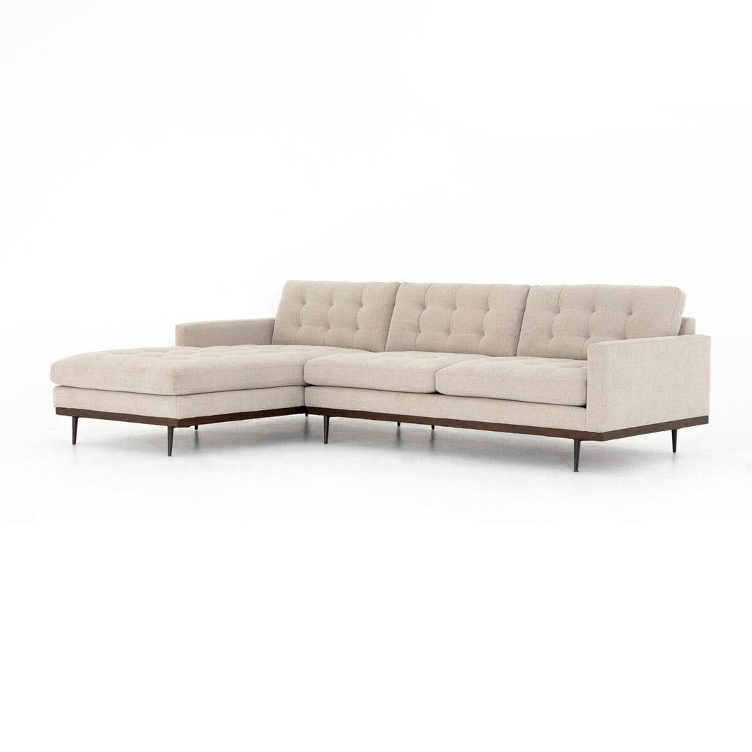 Alexis 2-Piece Sectional - Perpetual Pewter - Left Chaise