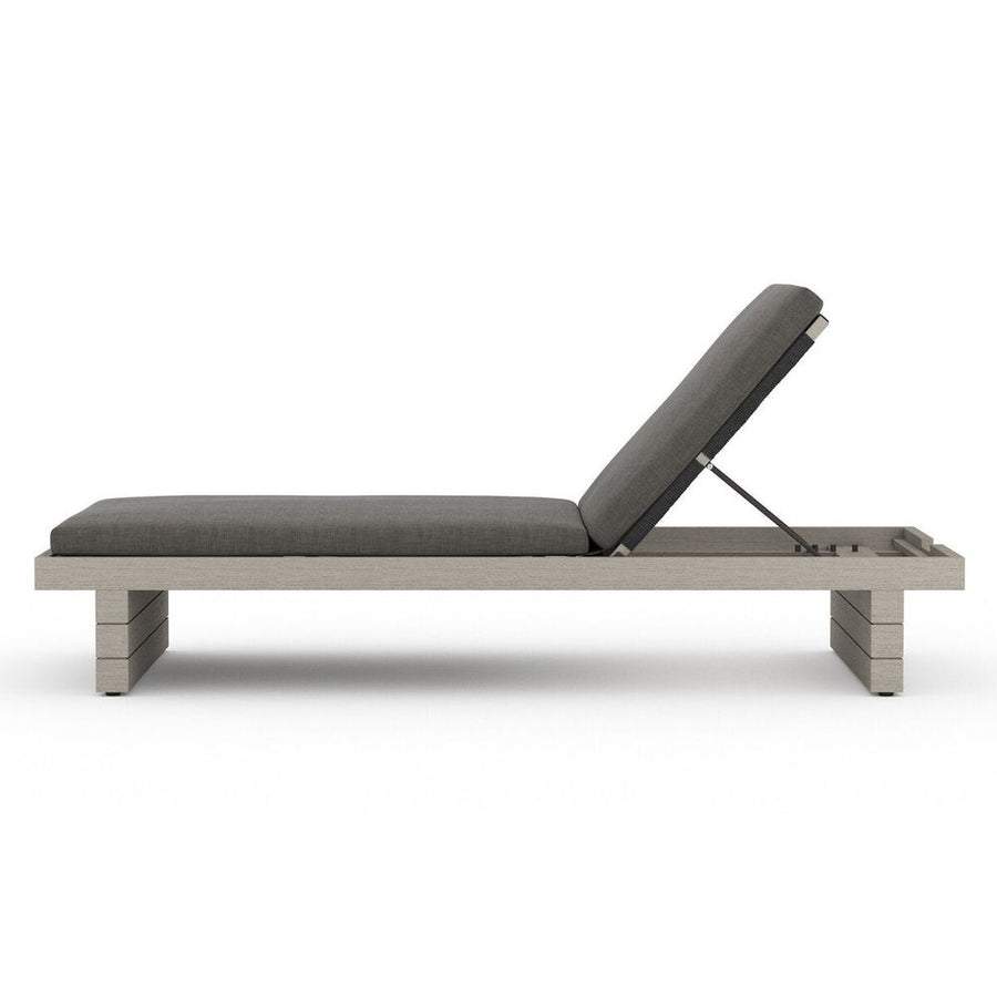 Outdoor Chaise & Sun Loungers Royce Outdoor Chaise - Weathered Grey - Charcoal