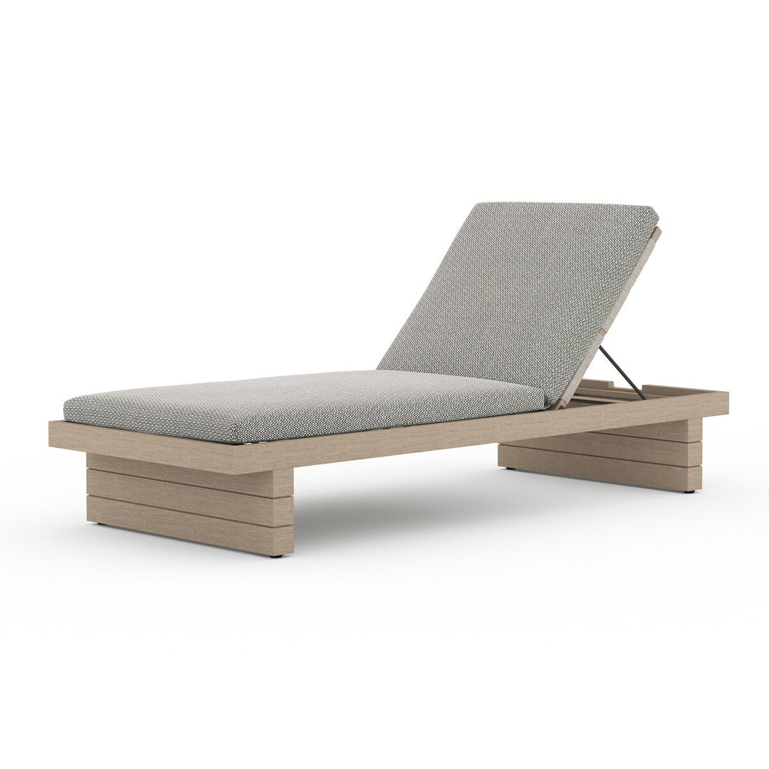 Royce Outdoor Chaise - Washed Brown - Faye Ash