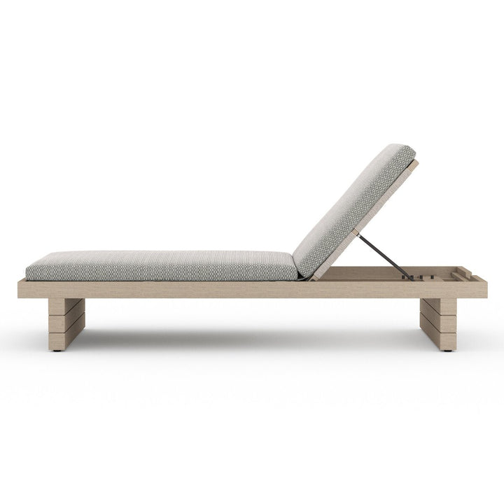 Royce Outdoor Chaise - Washed Brown - Faye Ash