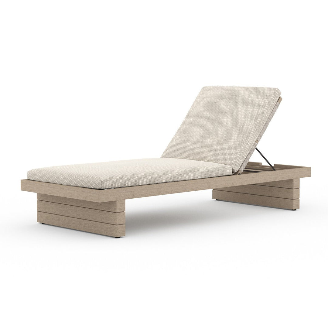 Royce Outdoor Chaise - Washed Brown - Faye Sand