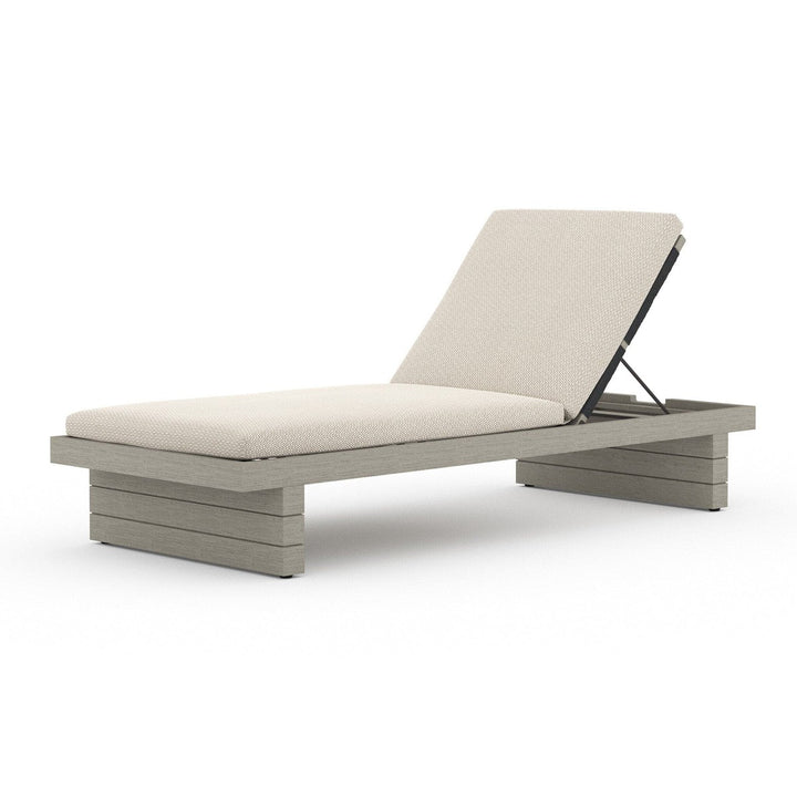 Lennox Outdoor Chaise - Weathered Grey - Faye Sand