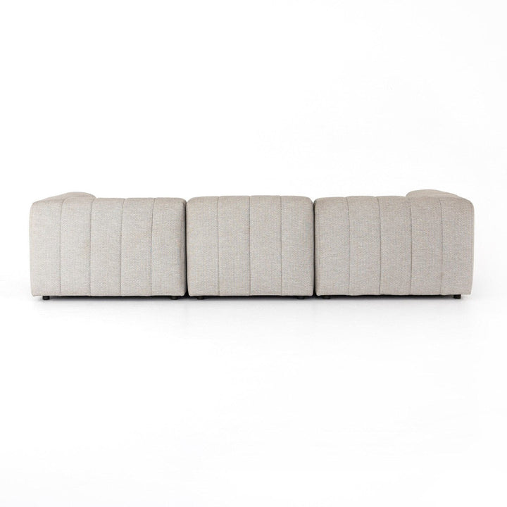 Grace Outdoor 3-Piece Sectional Sofa - Faye Ash