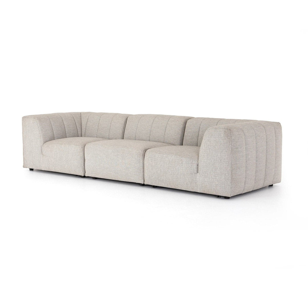 Grace Outdoor 3-Piece Sectional Sofa - Faye Ash