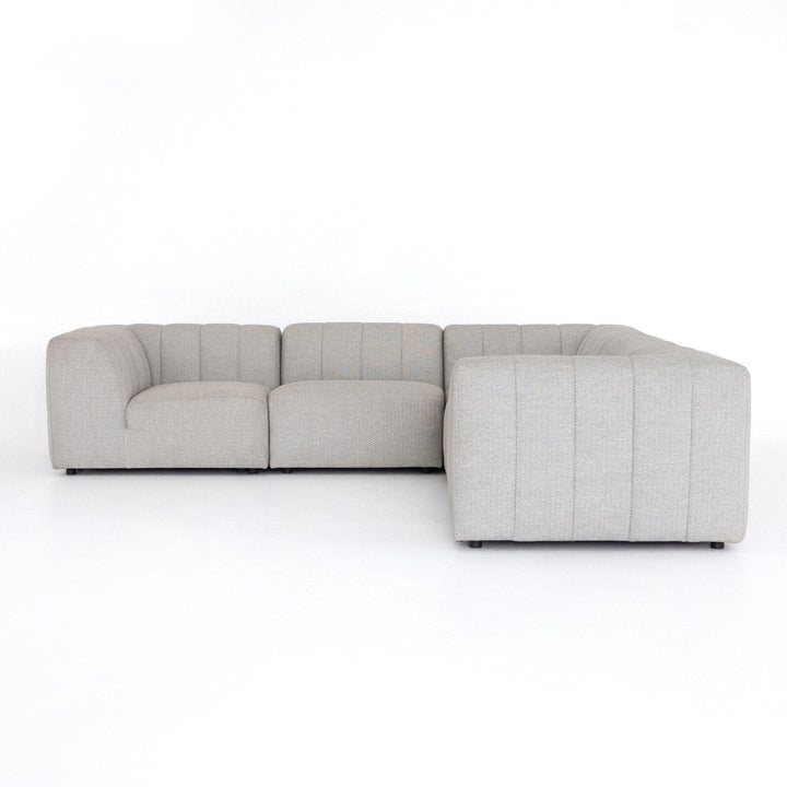 Grace Outdoor 5-Piece Sectional - Faye Ash