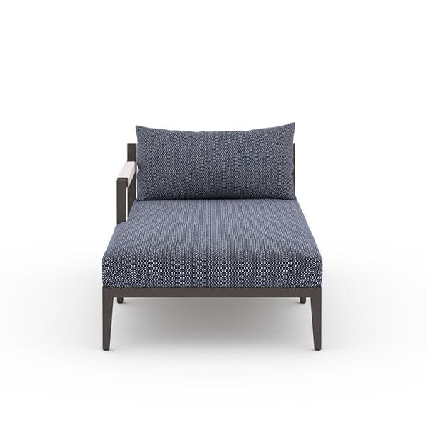 Sherwood Outdoor Chaise Piece-Four Hands-FH-223233-014-Lounge ChairsFaye Navy-LAF Chaise-2-France and Son