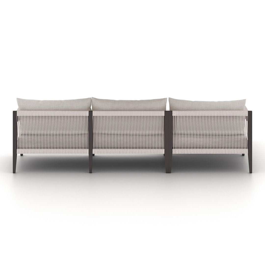 Pinewood Outdoor 2-Piece Sectional, Bronze - Left Chaise - Stone Grey