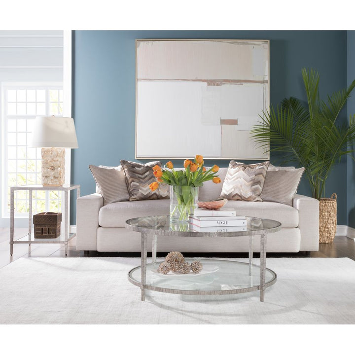 Side Tables Claret Rectangular End Table - Silver Leaf