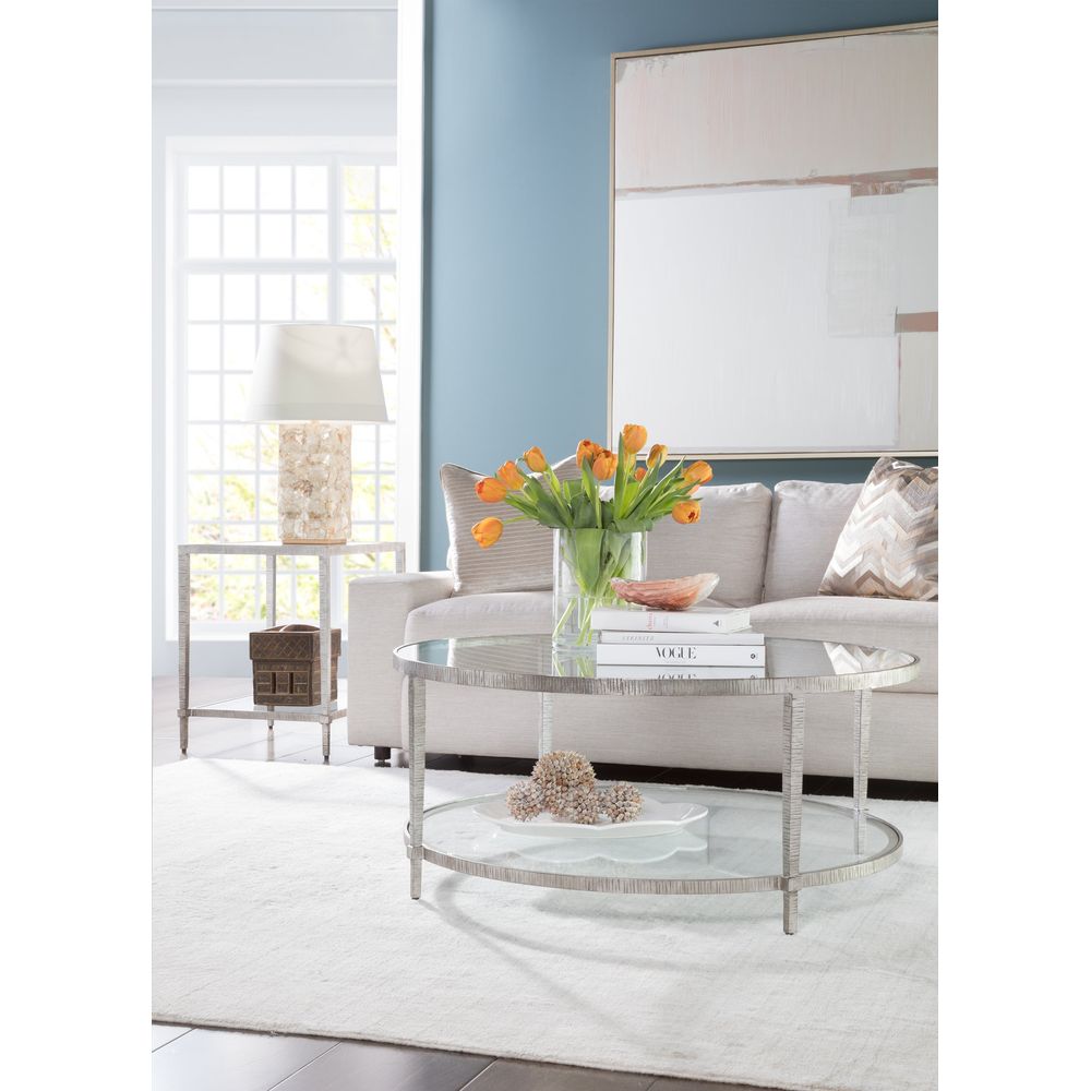 Side Tables Claret Rectangular End Table - Silver Leaf