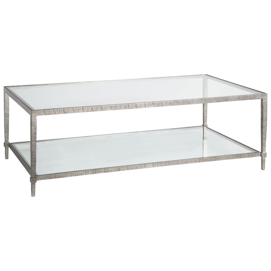 Coffee Tables Claret Rectangular Cocktail Table - Silver Leaf