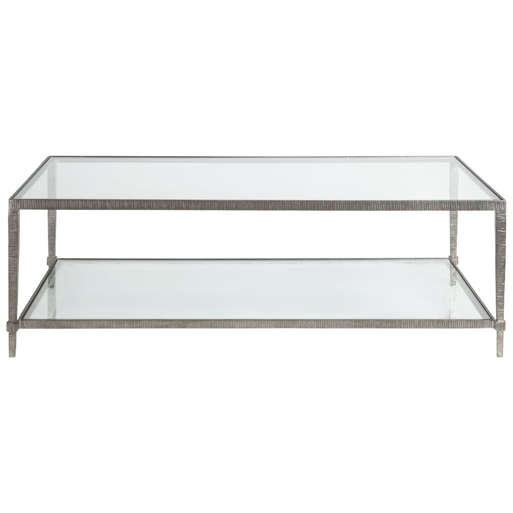 Coffee Tables Claret Rectangular Cocktail Table - Silver Leaf