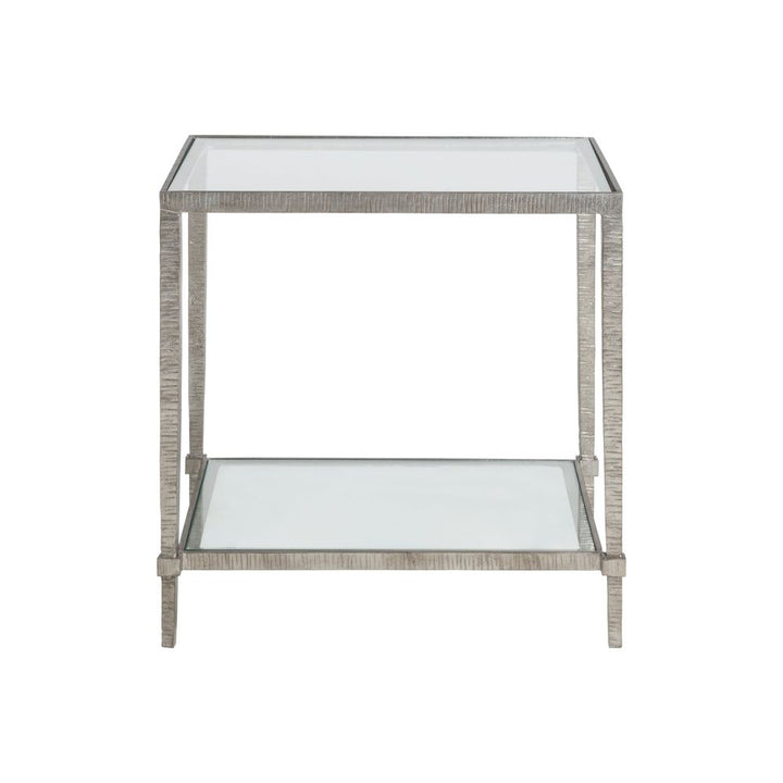 Side Tables Claret Rectangular End Table - Silver Leaf