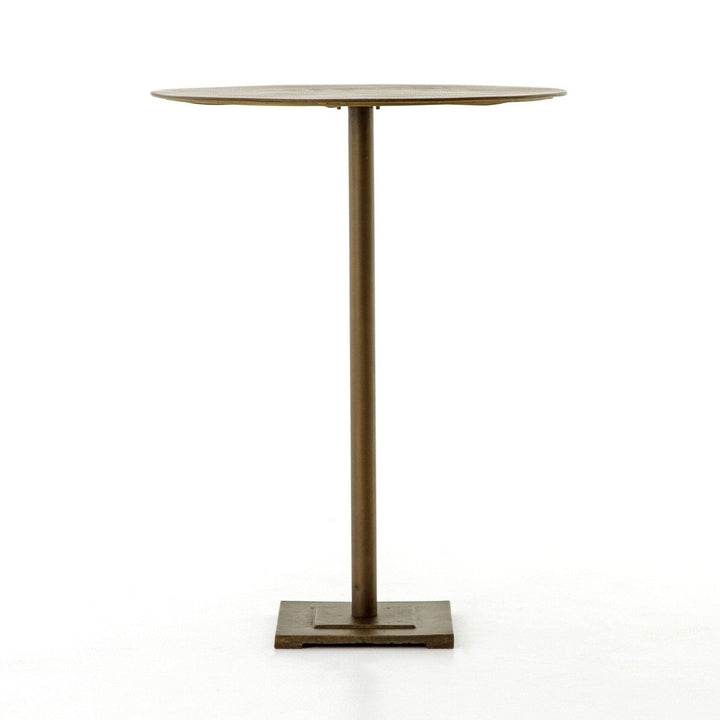 Franklin Bar Table - Acid Etched Aged Brass