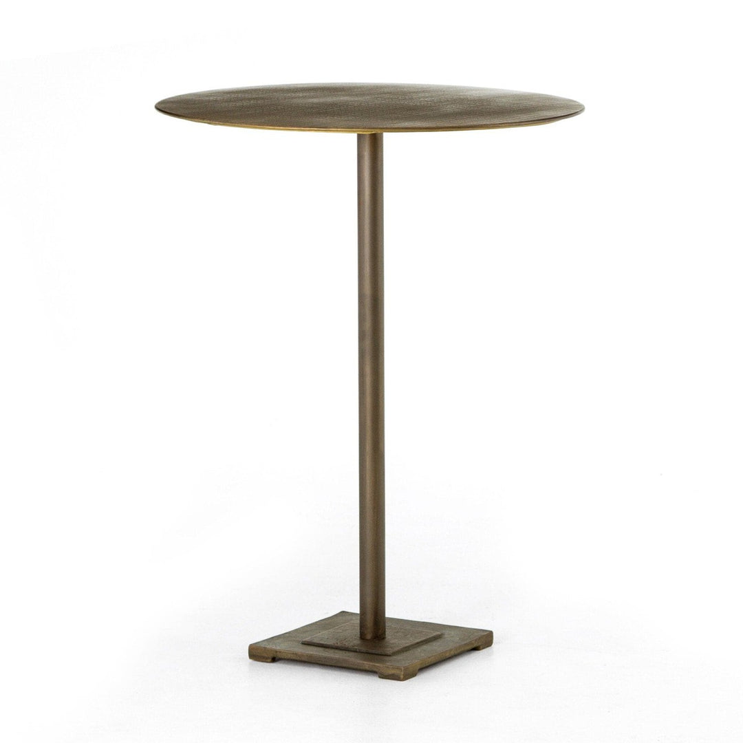 Franklin Bar Table - Acid Etched Aged Brass