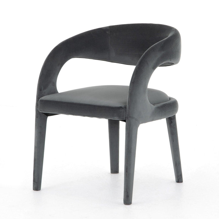 Hayes Dining Chair - Charcoal Velvet