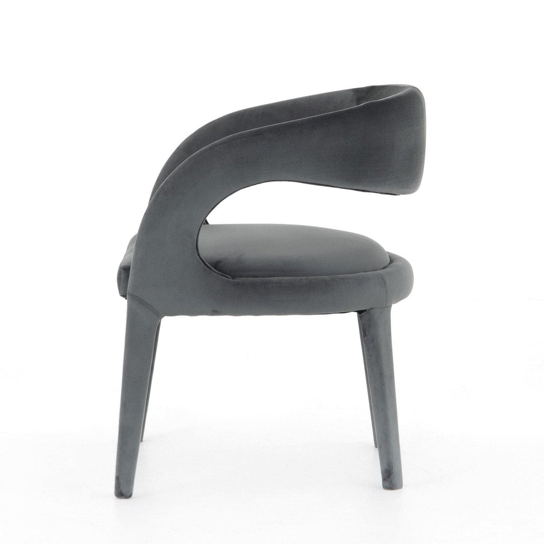 Hayes Dining Chair - Charcoal Velvet