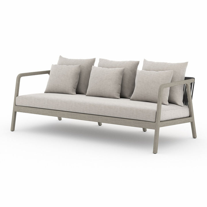 Uma Outdoor Sofa - Weathered Grey - Stone Grey