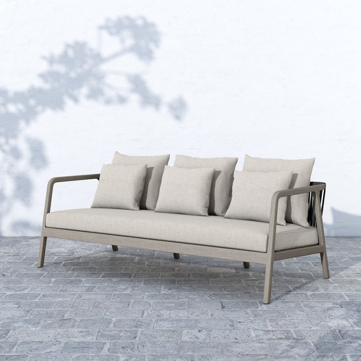 Uma Outdoor Sofa - Weathered Grey - Stone Grey