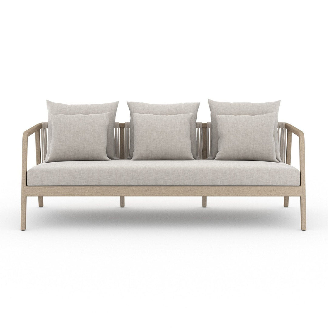 Nova Outdoor Sofa - Washed Brown - Venao Grey