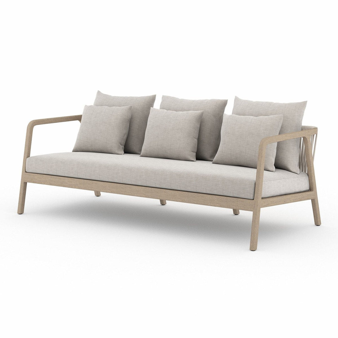 Nova Outdoor Sofa - Washed Brown - Venao Grey