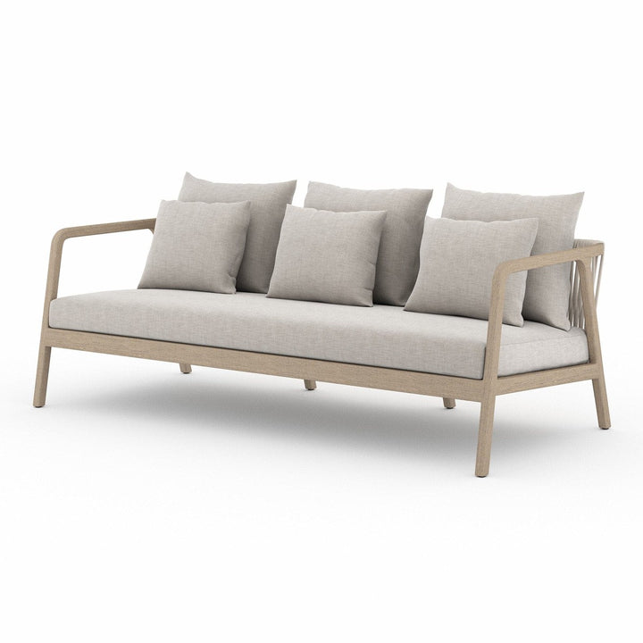 Nova Outdoor Sofa - Washed Brown - Venao Grey