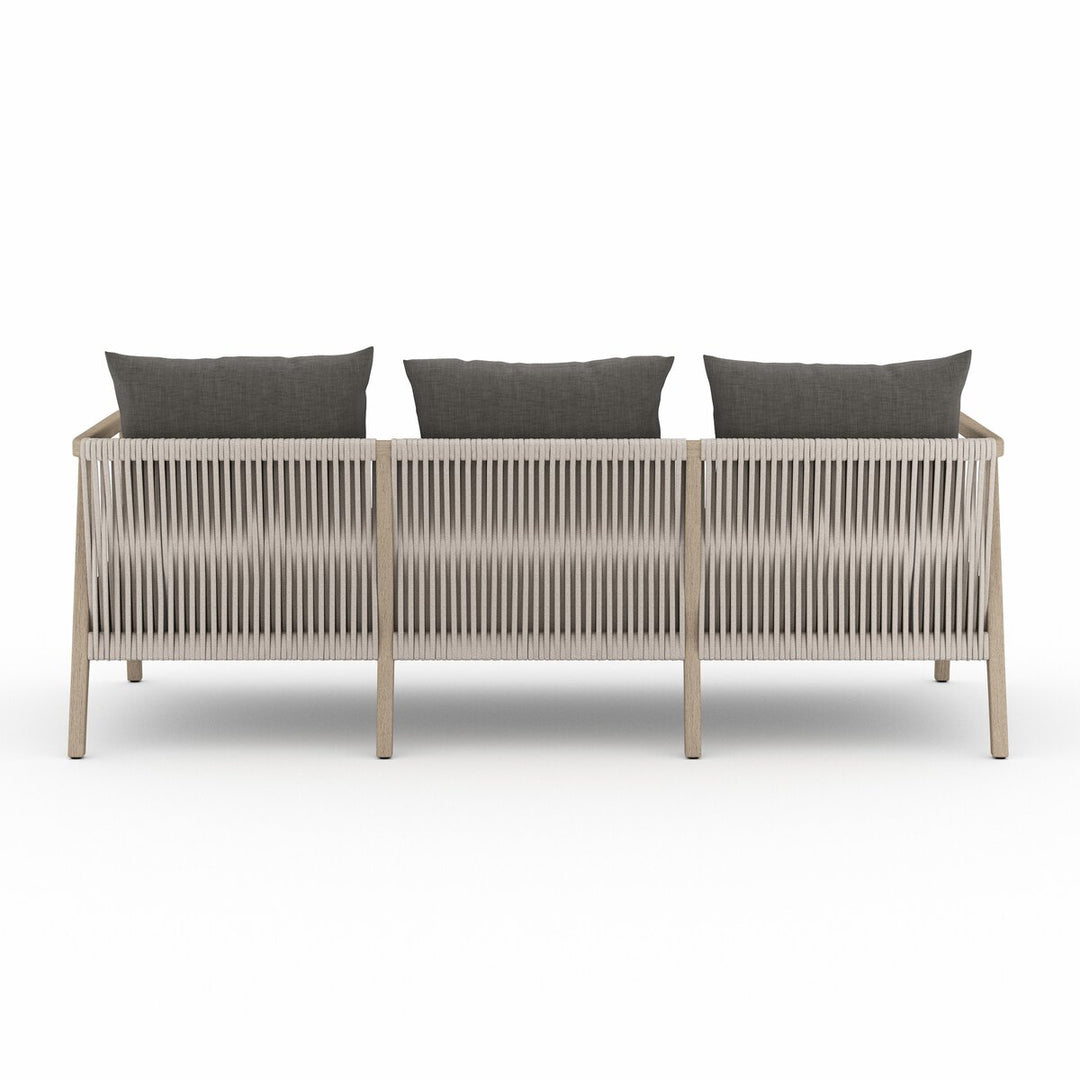 Uma Outdoor Sofa - Washed Brown - Charcoal