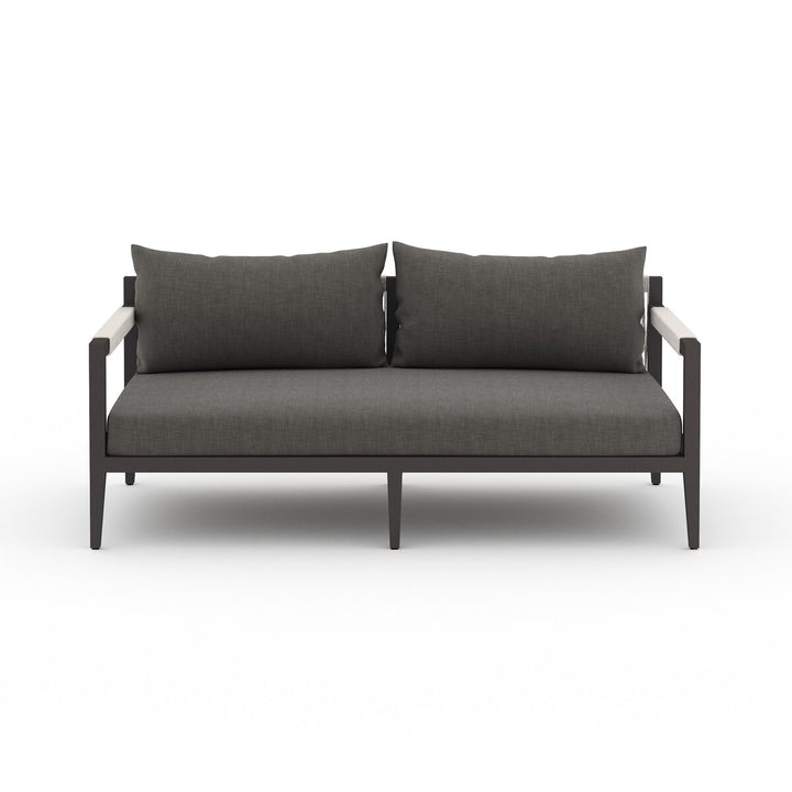 Pinewood Outdoor Sofa, Bronze - 63" - Charcoal