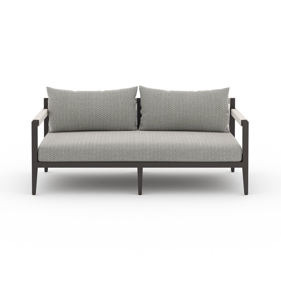 Pinewood Outdoor Sofa, Bronze - 63" - Faye Ash