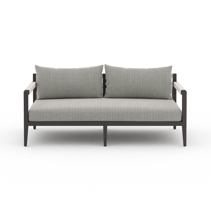 Pinewood Outdoor Sofa, Bronze - 63" - Faye Ash