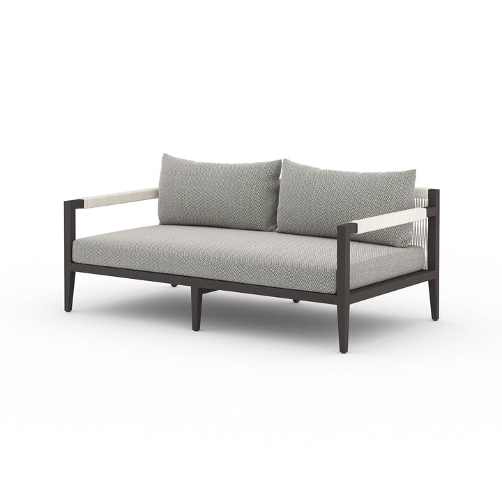 Pinewood Outdoor Sofa, Bronze - 63" - Faye Ash