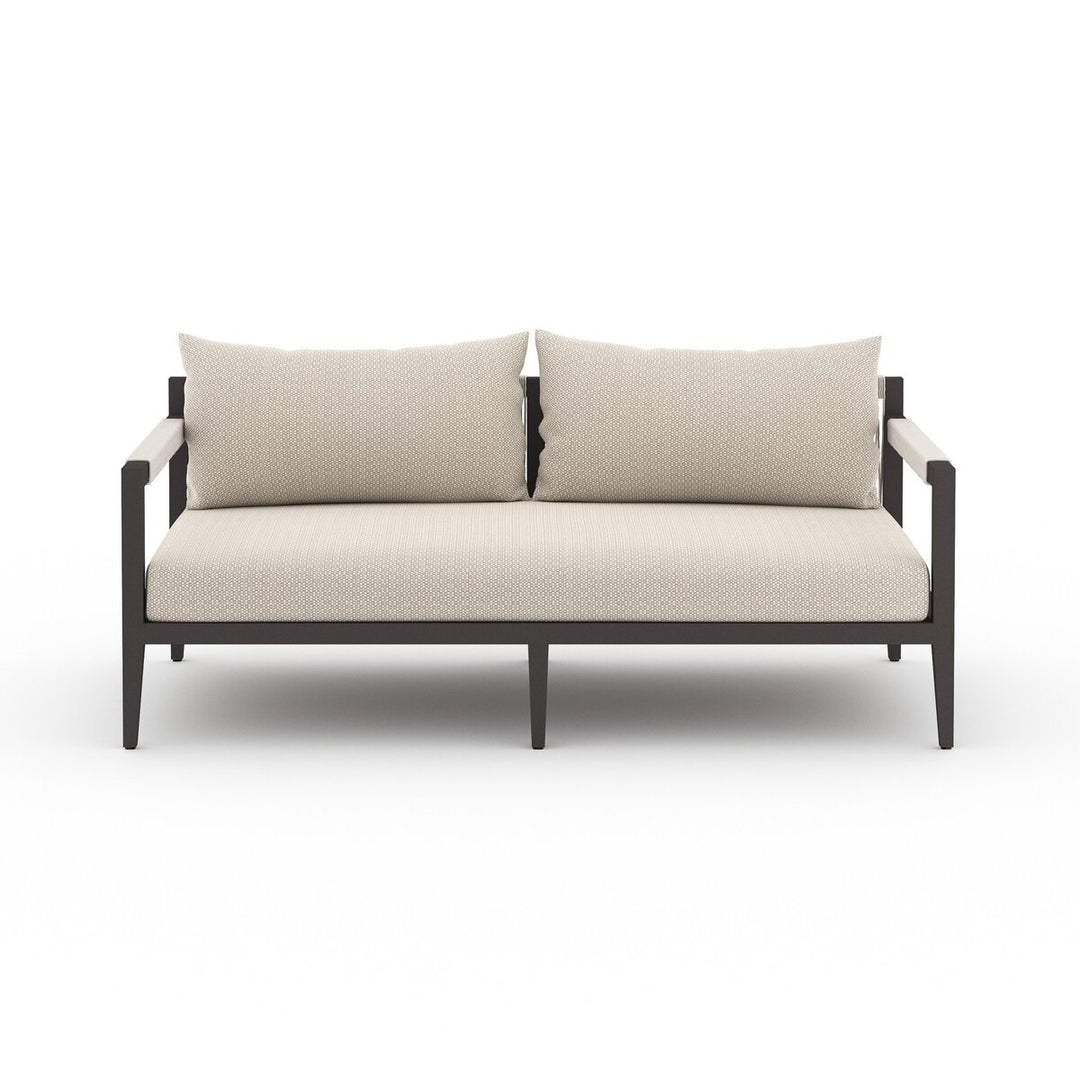 Pinewood Outdoor Sofa, Bronze - 63" - Faye Sand