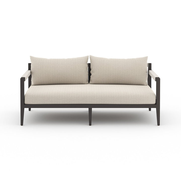 Pinewood Outdoor Sofa, Bronze - 63" - Faye Sand